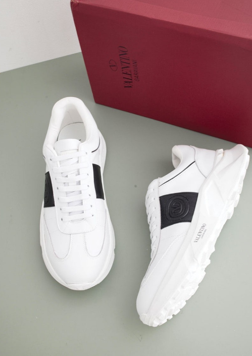 (국내배송) 발렌티노 배색 레더 스니커즈