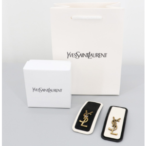 (국내배송) 생로랑 로고 헤어핀