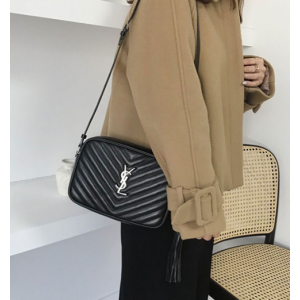 (국내배송) 생로랑 퀄트 레더 LOU 루 카메라백
