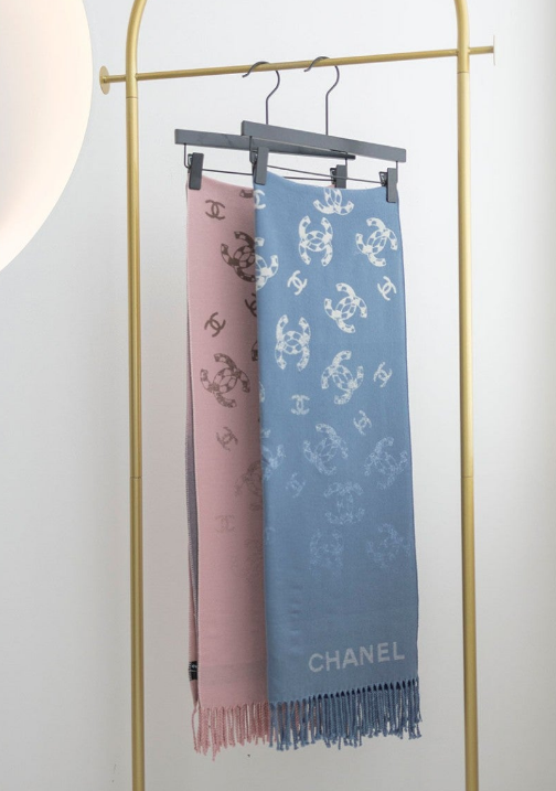 (국내배송) 샤넬 울 그라데이션 머플러