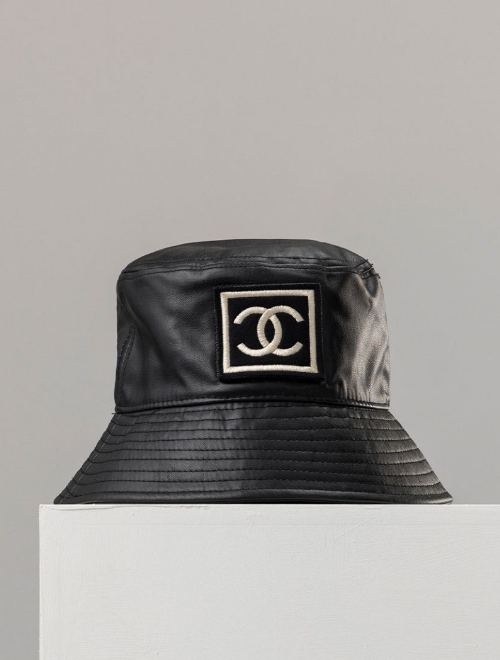 (국내배송) 샤넬 수입고급 제니 레더 패치 버킷햇