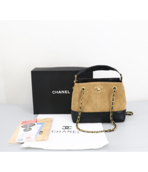 (국내배송) 샤넬 2024/25 공방 스웨이드 스몰 쇼핑백