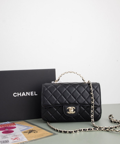 (국내배송) 샤넬 클래식 뉴미니 쥬얼 탑핸들 플랩백