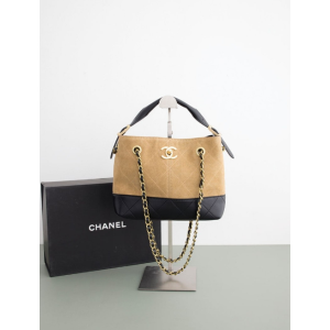 (국내배송) 샤넬 배색 체인 스몰 쇼핑백