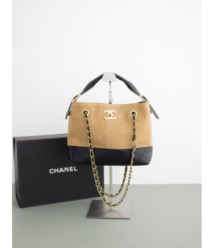 (국내배송) 샤넬 배색 체인 스몰 쇼핑백