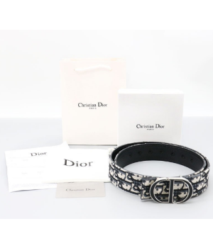 (국내배송) 디올 CD 오블리크 자카드 리버서블 레더 벨트