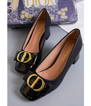 (국내배송) 디올 CD 금장 로고 펌프스 힐
