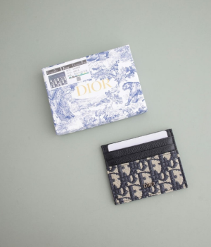 (국내배송) 디올 오블리크 블랙 카드지갑