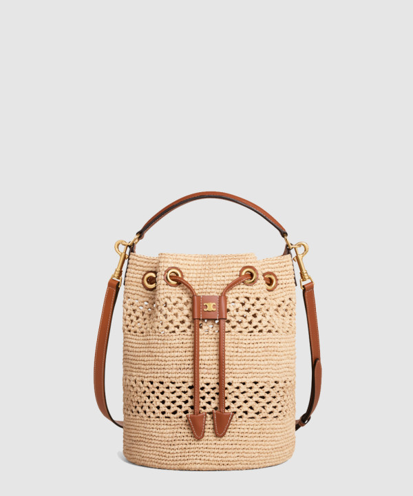 셀린느 라피아 클라라 버킷백 117862