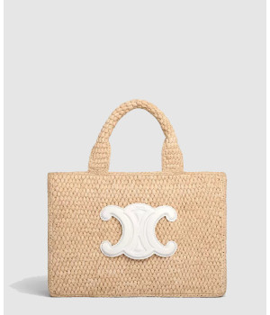 셀린느 스몰 카바스 타이스 라피아 토트백 116302