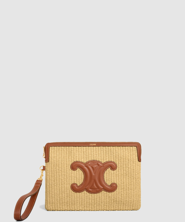 셀린느 스몰 트리옹프 스트랩 파우치 10J502