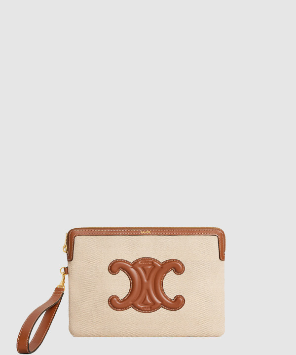 셀린느 스몰 트리옹프 스트랩 파우치 10J502