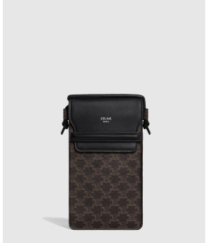 셀린느 트리옹프 플랩 폰 파우치 10G332