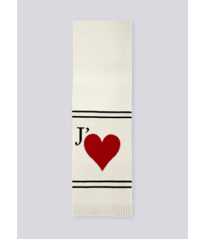 (국내배송) 디올 아무르 울 머플러 에크루 레드