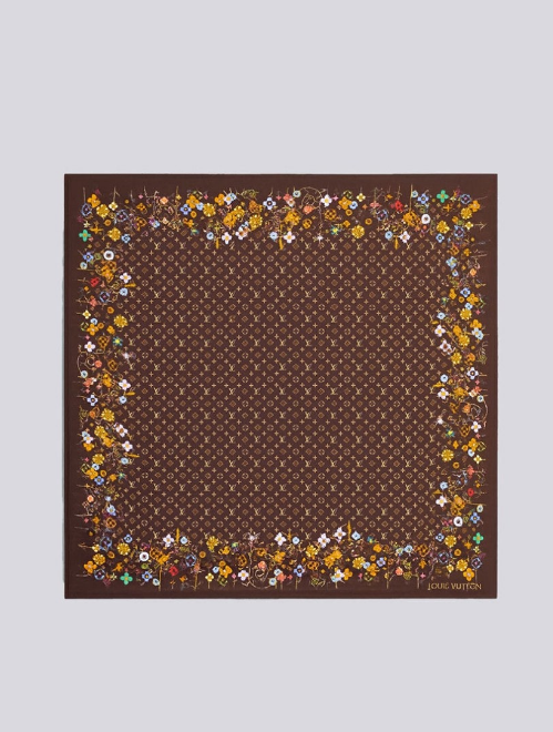 (국내배송) 루이비통 X 무라카미 타카시 모노그램 플라워 스퀘어 스카프