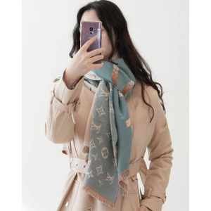 (국내배송) 루이비통 LV 에센셜 모노그램 로고 캐시미어 머플러