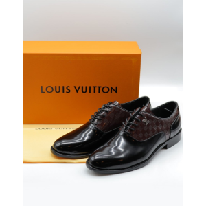 (국내배송) 루이비통 클래식 레이스업 투톤 구두