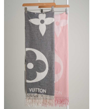 (국내배송) 루이비통 모노그램 빅로고 에센셜 울 머플러