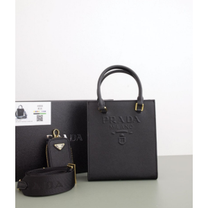 (국내배송) 프라다 스몰 사피아노 레더 핸드백