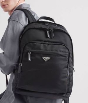 (국내배송) 프라다 리나일론 사피아노 레더 백팩