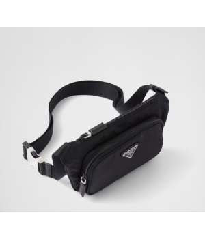 (국내배송) 프라다 리나일론 사피아노 가죽 숄더백