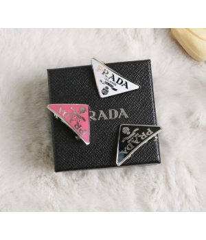 (국내배송) 프라다 삼각로고 헤어 핀