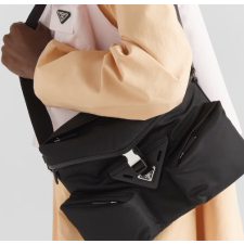 (국내배송) 프라다 리나일론 레더 숄더백