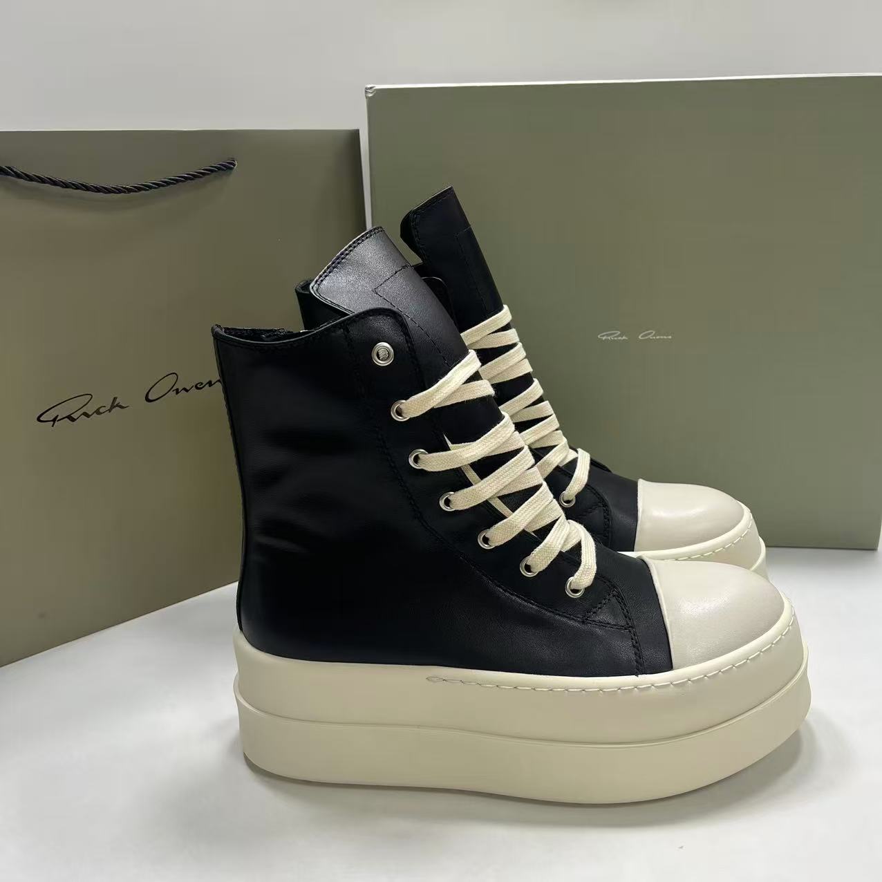 박*호님 릭오웬스 메가범퍼 하이탑 검품 및 출고