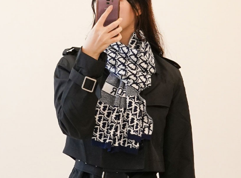 (국내배송) 디올 오블리크 캐시미어 머플러