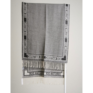 (국내배송) 디올 하운드투스 체크 울 머플러