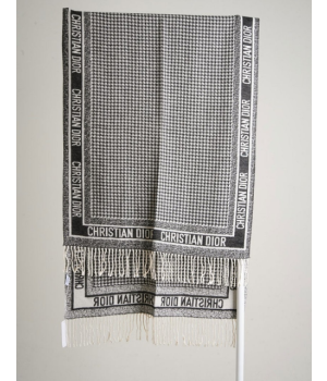 (국내배송) 디올 하운드투스 체크 울 머플러