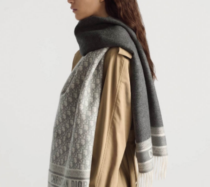 (국내배송) 디올 Dior Oblique 울 머플러