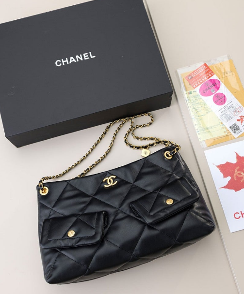 (국내배송) 샤넬 퀄팅 체인 쇼핑백
