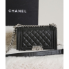 (국내배송) 샤넬 캐비어 빈티지 은장 플랩 보이백 스몰