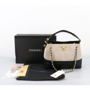 (국내배송) 샤넬 투톤 공방 스웨이드 쇼퍼백 스몰