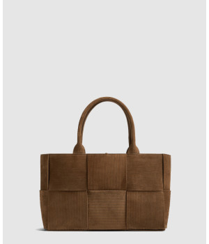 보테가베네타 코듀로이 스몰 아르코 토트백 757822