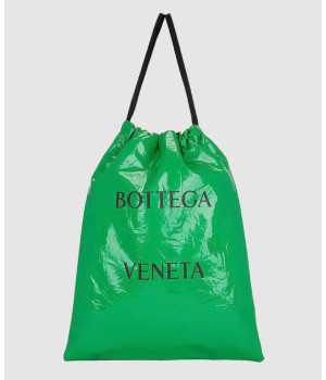 보테가베네타 로고 드로스트링 핸들백 702154