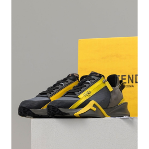 (국내배송) 펜디 플로우 레더 로우탑 스니커즈