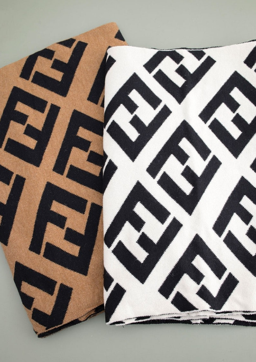 (국내배송) 펜디 자카드 울 머플러