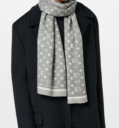 (국내배송) 루이비통 모노그램 자카드 클래식 숄 머플러