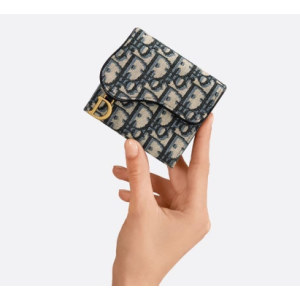 (국내배송) 디올 수입고급 새들 로터스 반지갑