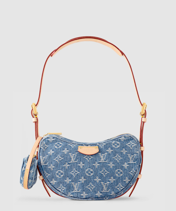 루이비통 크로와상 MM 데님 M46856