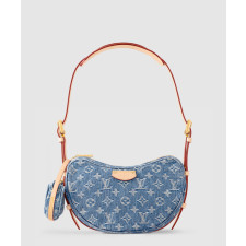 루이비통 크로와상 MM 데님 M46856