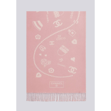 (국내배송) 샤넬 COCO 아트워크 울 자카드 태슬 숄 머플러