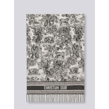 (국내배송) 디올 Toile De Jouy 소바쥬 클래식 울 자카드 태슬 숄 머플러