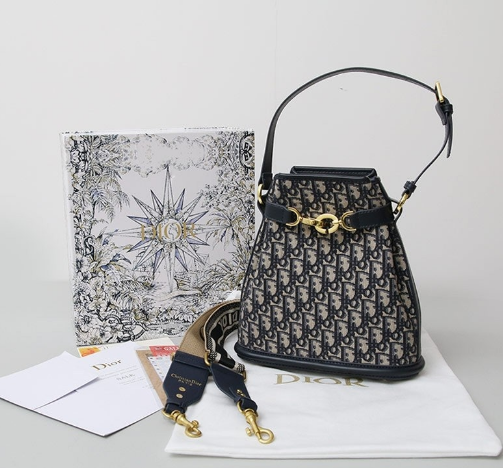 (국내배송) 디올 오블리크 쎄 디올 버킷백