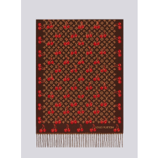 (국내배송) 루이비통 모노그램 체리 울 자카드 태슬 숄 머플러