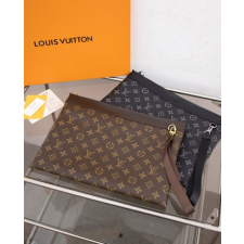 (국내배송) 루이비통 모노그램 이클립스 포쉐트 아폴로 클러치 백