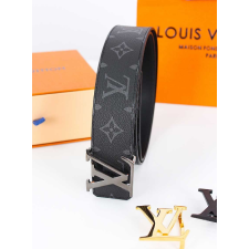(국내배송) 루이비통 LV 이니셜 모노그램 레더 벨트 블랙