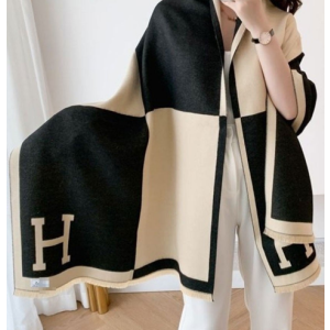 (국내배송) 에르메스 H 포인트 리버시블 숄 머플러